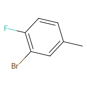 3-Bromo-4-fluorotoluene structure