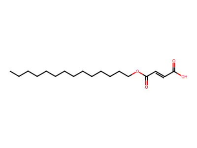 4-Oxo-4-tetradecoxybut-2-enoic acid structure