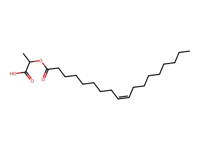 2-Octadec-9-enoyloxypropanoic acid structure