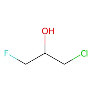 1-Chloro-3-fluoro-2-propanol structure