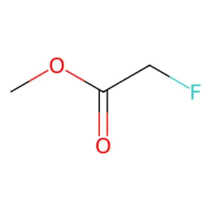 Methyl fluoroacetate structure