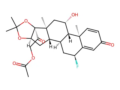 FLUNISOLIDE ACETATE structure