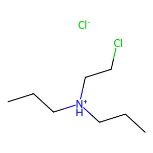 Dipropylamine, N-(2-chloroethyl)-, hydrochloride structure