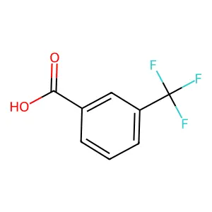 3-(Trifluoromethyl)benzoic acid structure