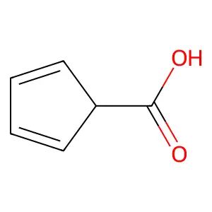 2,4-Cyclopentadiene-1-carboxylic acid structure