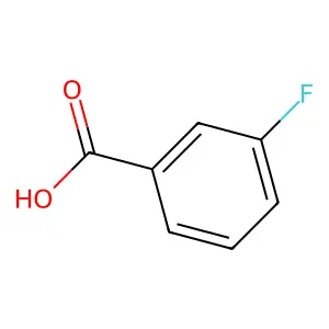 3-Fluorobenzoic Acid structure