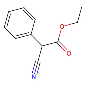 Ethyl phenylcyanoacetate structure