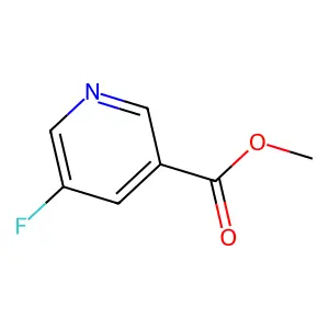Methyl 5-fluoro-3-pyridinecarboxylate structure
