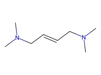 N,N,N',N'-Tetramethylbut-2-enylenediamine structure