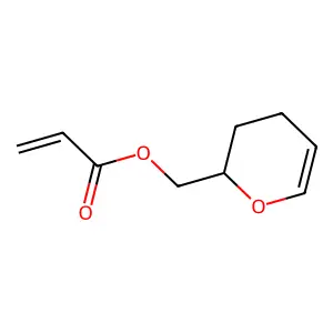 (3,4-Dihydro-2H-pyran-2-yl)methyl acrylate structure