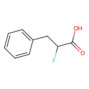 alpha-Fluorobenzenepropanoic acid structure