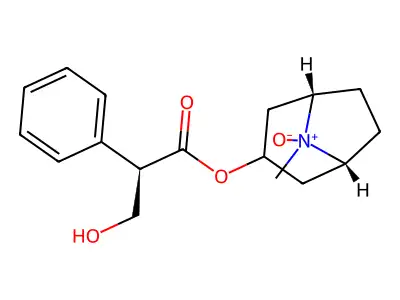 Atropine N-oxide hydrochloride structure