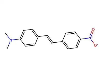 Dimethyl-{4-[2-(4-nitro-phenyl)-vinyl]-phenyl}-amine structure