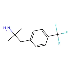 2-Methyl-1-(4-(trifluoromethyl)phenyl)propan-2-amine structure