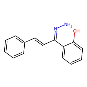 N-[1-(2-aminophenyl)-3-phenylprop-2-enylidene]hydroxylamine structure