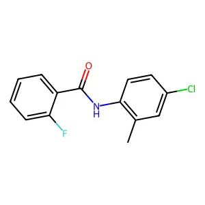 N-(4-Chloro-2-methylphenyl)-2-fluorobenzamide structure
