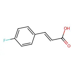 3-(4-Fluorophenyl)-2-propenoic acid structure