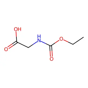 Glycine, N-(ethoxycarbonyl)- structure