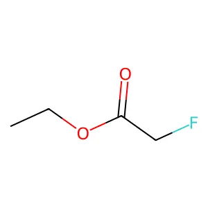 Ethyl fluoroacetate structure