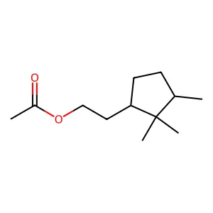 2-(2,2,3-Trimethylcyclopent-1-yl)ethyl acetate structure