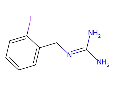 Guanidine, (o-iodobenzyl)- structure