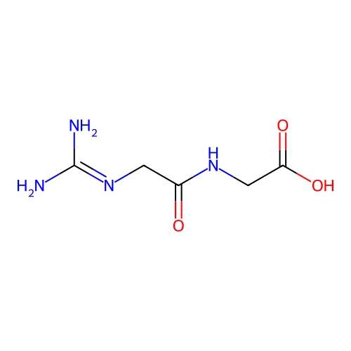 Guanidinoacetylglycine structure