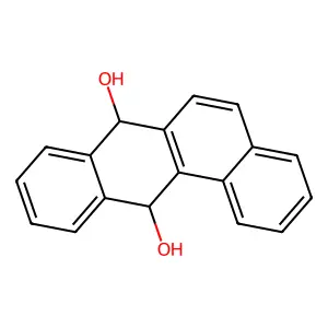 Benz[a]anthracene-7,12-diol, 7,12-dihydro- structure