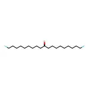 10-Nonadecanone, 1,19-difluoro- structure