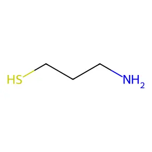 1-Propanethiol, 3-amino- structure
