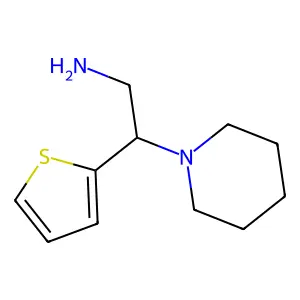 2-(Piperidin-1-yl)-2-(thiophen-2-yl)ethan-1-amine structure