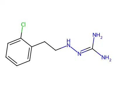 Guanidine, (o-chlorophenethyl)amino- structure