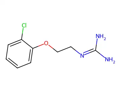 Guanidine, (2-(o-chlorophenoxy)ethyl)- structure