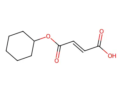 4-Cyclohexyloxy-4-oxobut-2-enoic acid structure