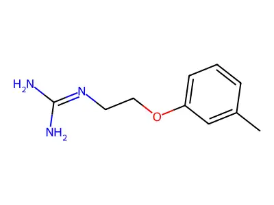 Guanidine, (2-(m-tolyloxy)ethyl)- structure