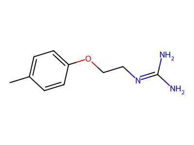 Guanidine, (2-(4-methylphenoxy)ethyl)- structure