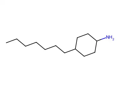4-Heptylcyclohexanamine structure