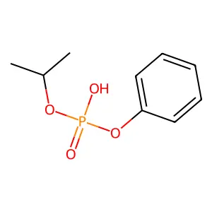 Phenyl propan-2-yl hydrogen phosphate structure