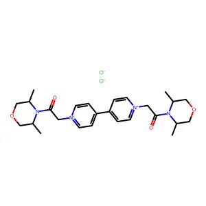 Morfamquat dichloride structure