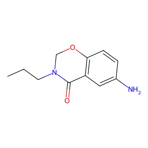 6-amino-3-propyl-2H-1,3-benzoxazin-4-one structure