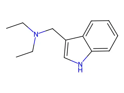 N,N-Diethyl-1H-indole-3-methanamine structure