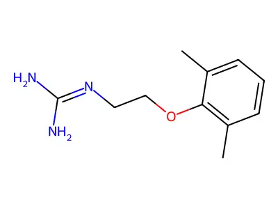 Guanidine, (2-(2,6-xylyloxy)ethyl)- structure