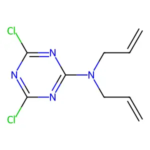 4,6-Dichloro-N,N-di-2-propen-1-yl-1,3,5-triazin-2-amine structure
