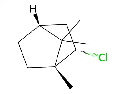 Bornyl chloride structure