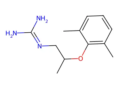 Guanidine, (2-(2,6-xylyloxy)propyl)- structure