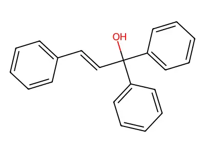 1,1,3-Triphenylprop-2-en-1-ol structure