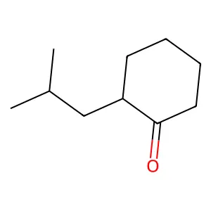 2-Isobutylcyclohexan-1-one structure
