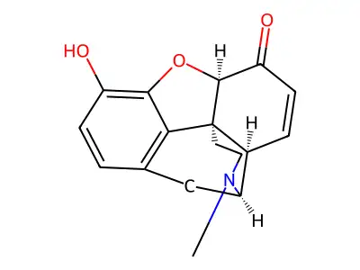 Morphinone structure