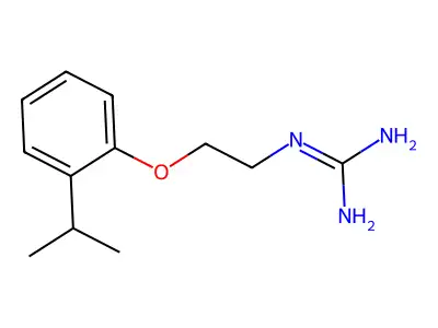 Guanidine, (2-(o-cumenyloxy)ethyl)- structure