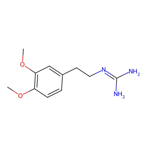 2-[2-(3,4-Dimethoxyphenyl)ethyl]guanidine structure