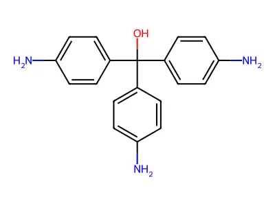 Tris(p-aminophenyl)methanol structure